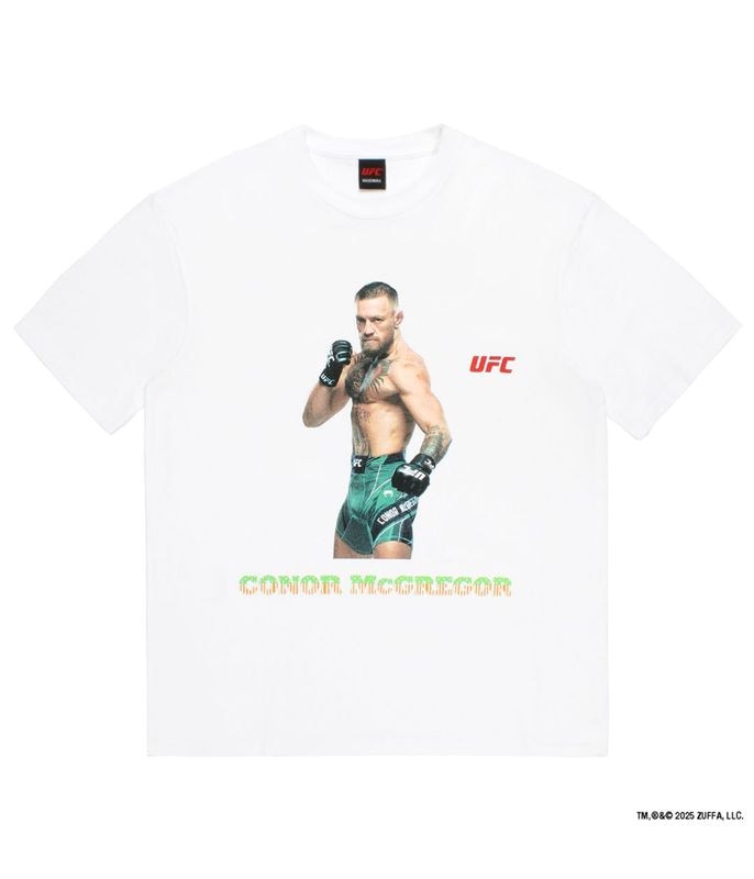 UFC / WASHED HEAVY WEIGHT T-SHIRT (TYPE-2)【WHITE】