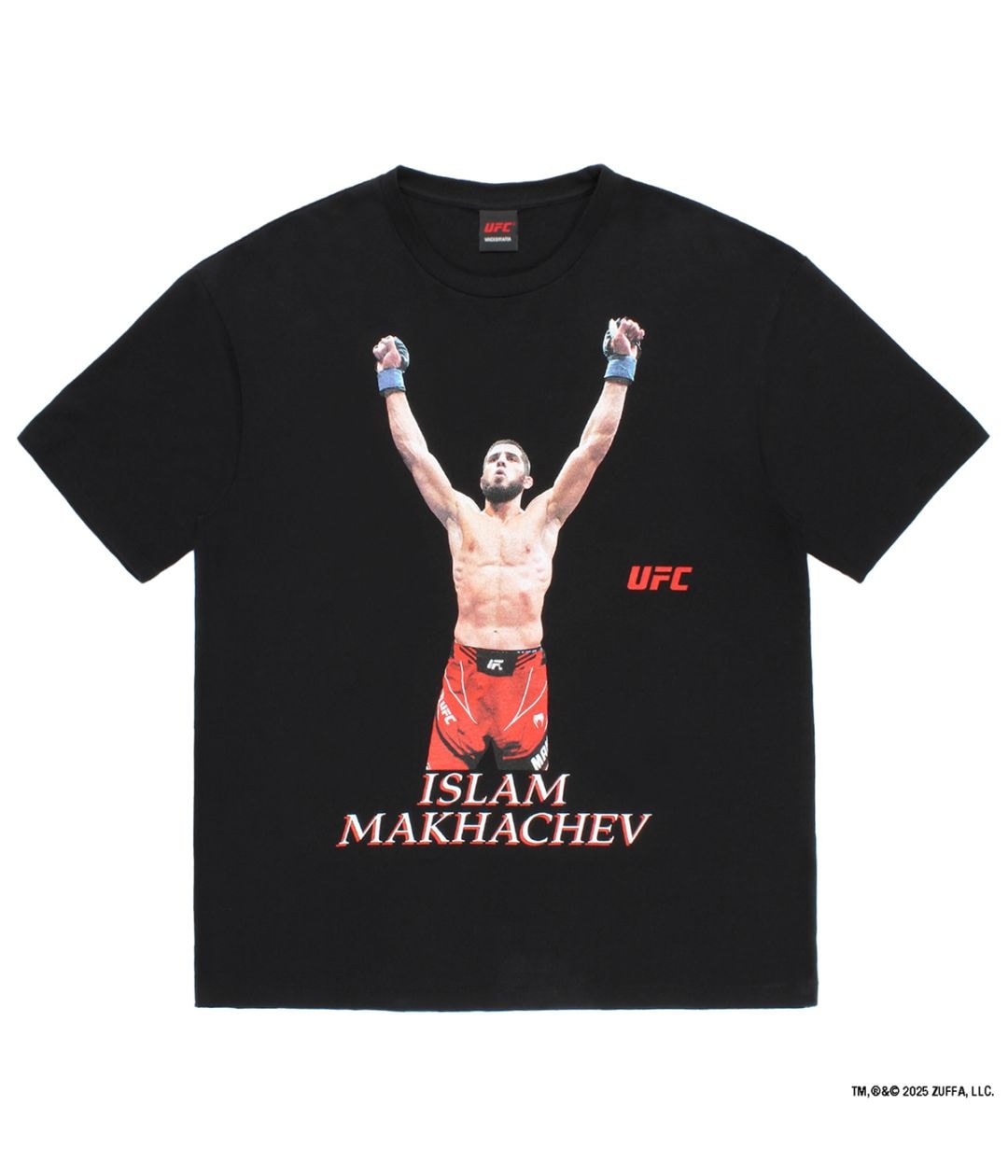 UFC / WASHED HEAVY WEIGHT T-SHIRT (TYPE-1)【BLACK】