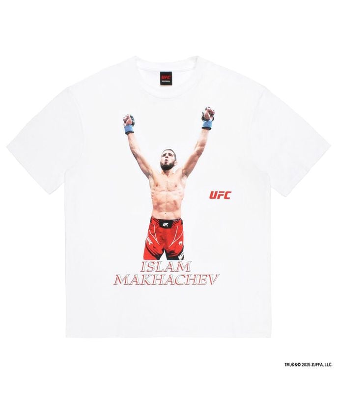 UFC / WASHED HEAVY WEIGHT T-SHIRT (TYPE-1)【WHITE】