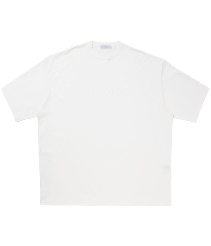 Oversized Print S/S Tee【WHITE】