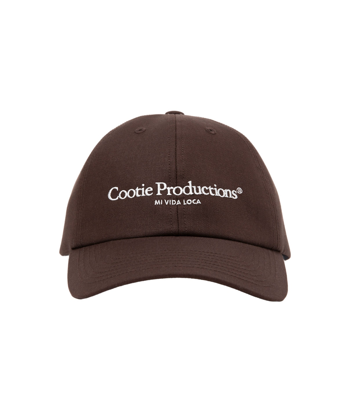 T/W Twill 6 Panel Cap【BROWN】｜COOTIE PRODUCTIONS®︎｜MELTING POT