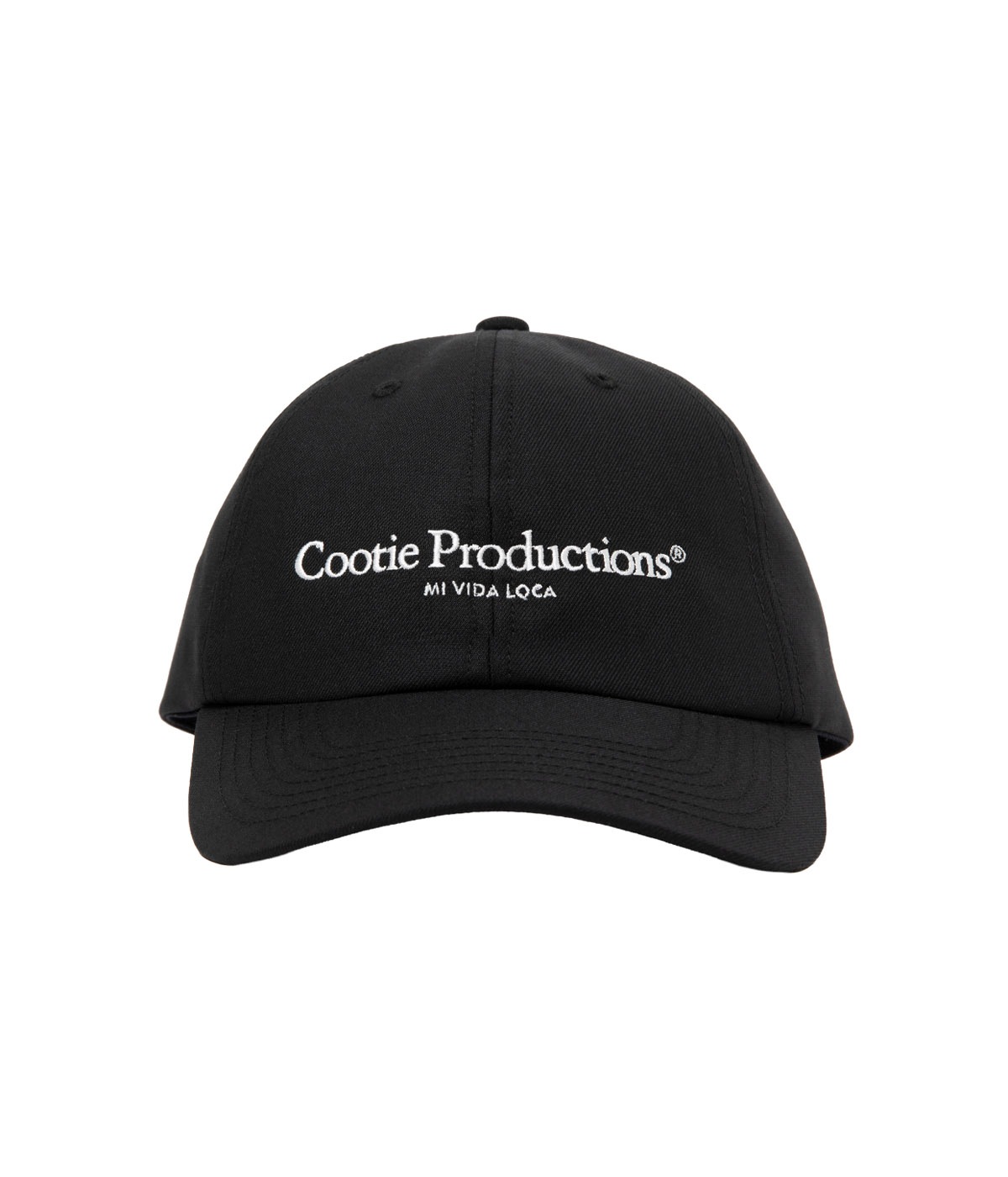 T/W Twill 6 Panel Cap【BLACK】｜COOTIE PRODUCTIONS®︎｜MELTING POT