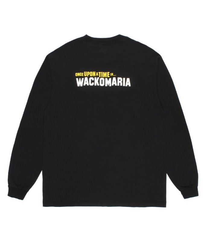 WASHED HEAVY WEIGHT LONG SLEEVE T-SHIRT (TYPE-3)【BLACK】