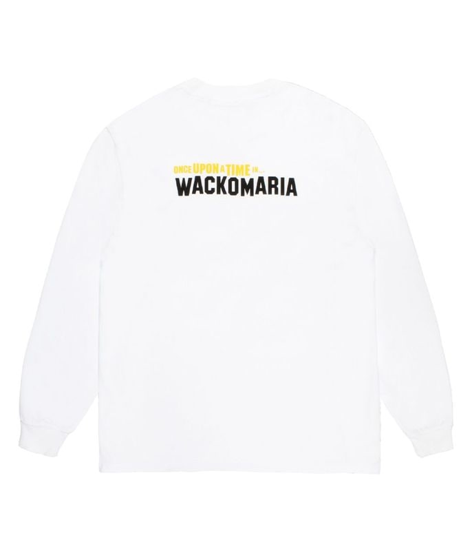 WASHED HEAVY WEIGHT LONG SLEEVE T-SHIRT (TYPE-3)【WHITE】