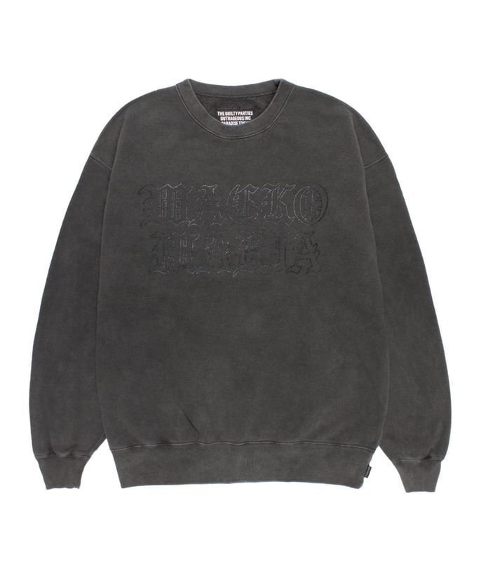 WASHED HEAVY WEIGHT SWEAT SHIRT【GRAY】