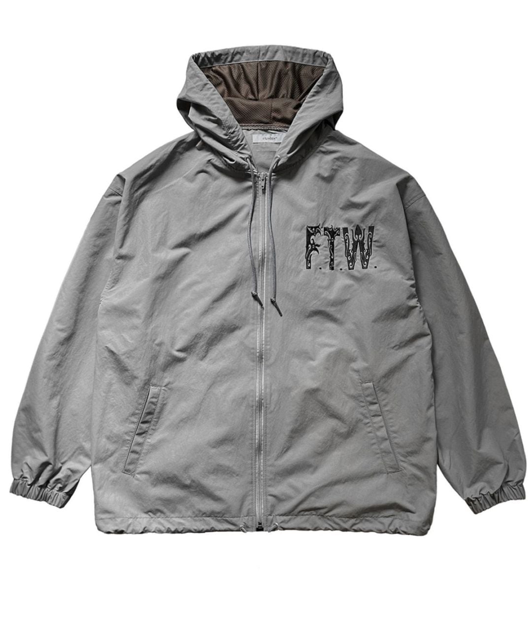 BORNEO F.T.W. NYLON WINDBREAKER【GRAY】｜exodus brand™｜MELTING