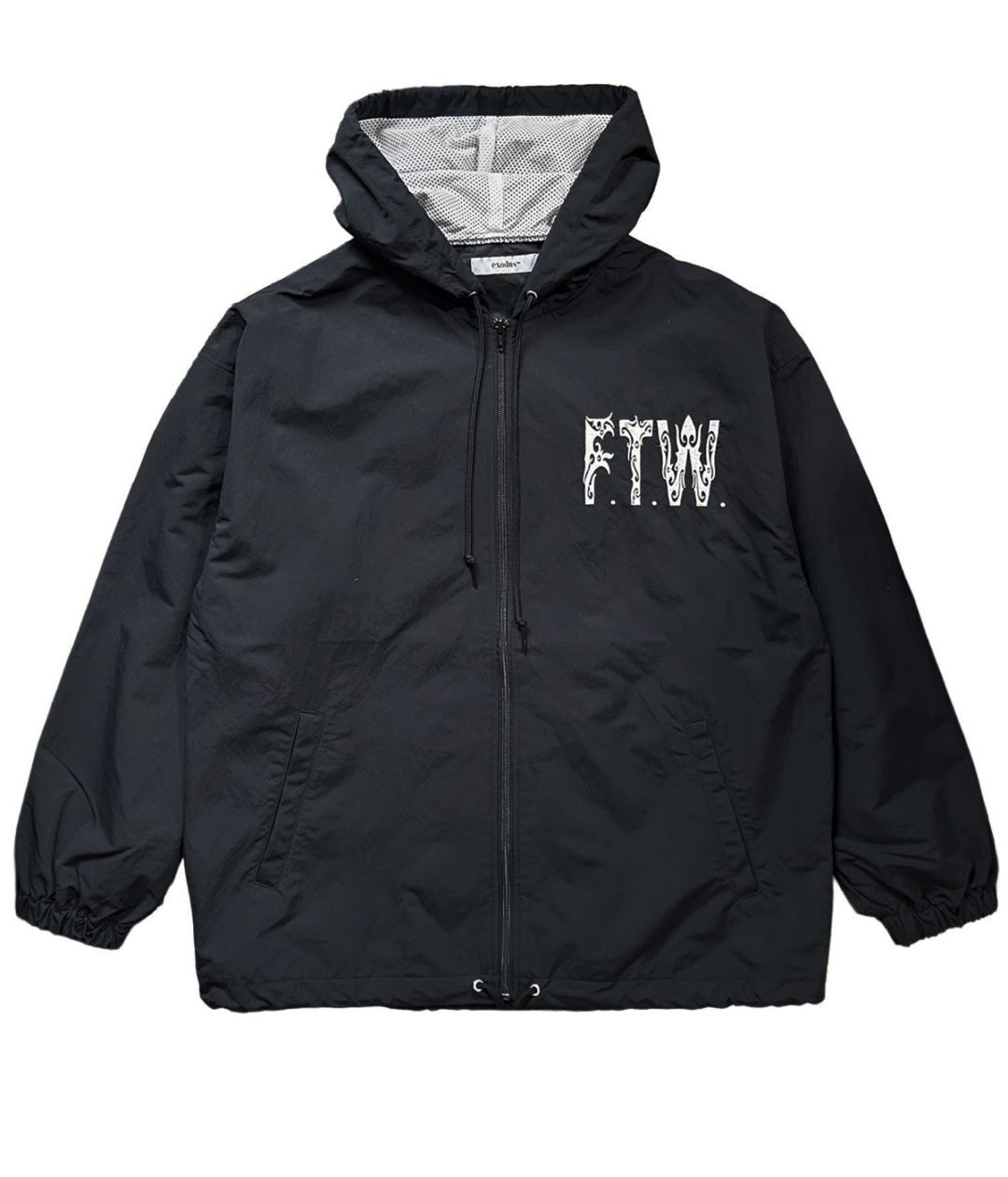 BORNEO F.T.W. NYLON WINDBREAKER【BLACK】