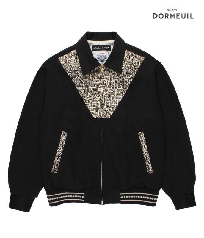 WOLF'S HEAD / DORMEUIL / 50'S JACKET (TYPE-2)【BLACK】