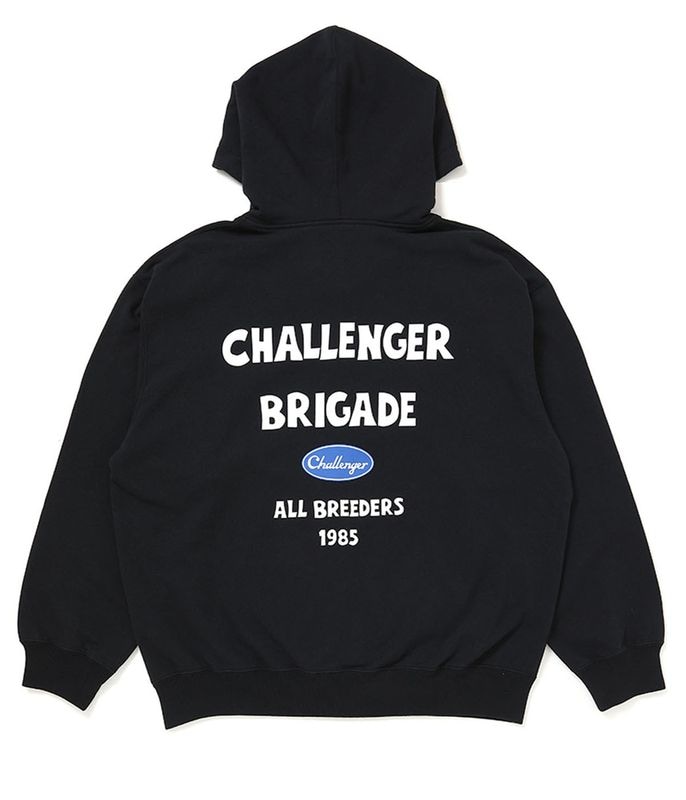 BRIGADE ZIP HOODIE【BLACK】