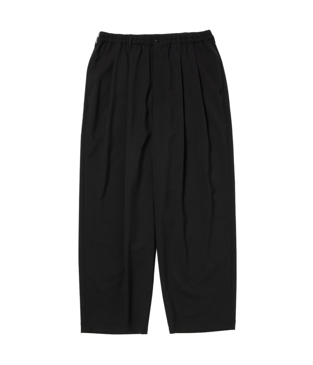 T/W 2 Tuck Easy Pants【BLACK】