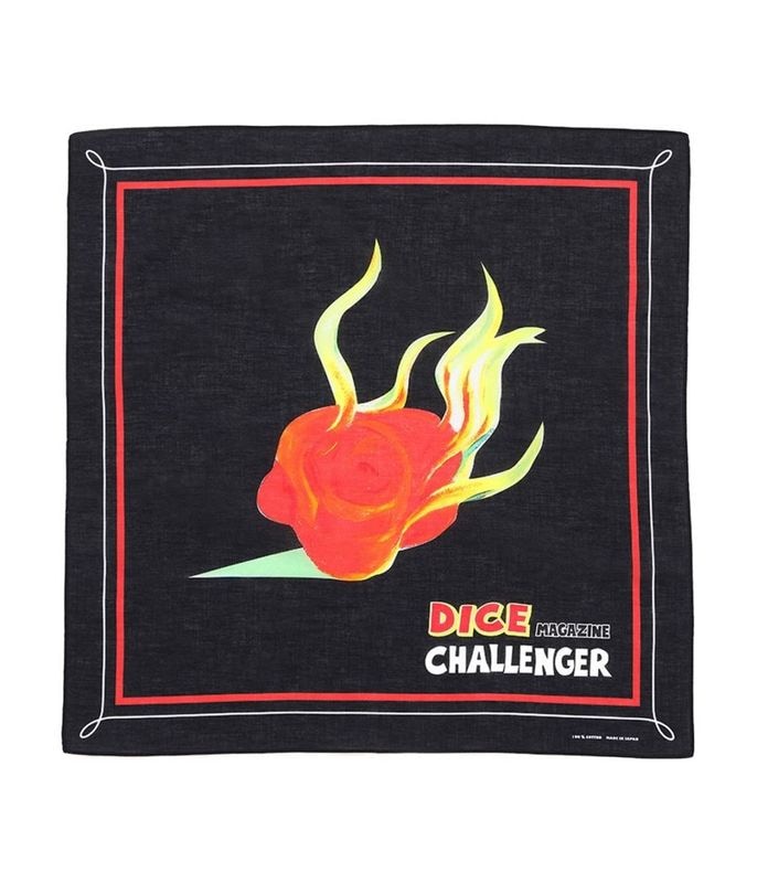 DICE BANDANA【BLACK】