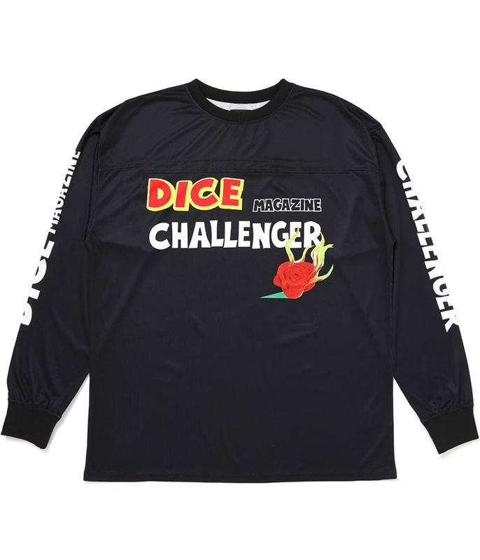 L/S DRY DICE TEE【BLACK】