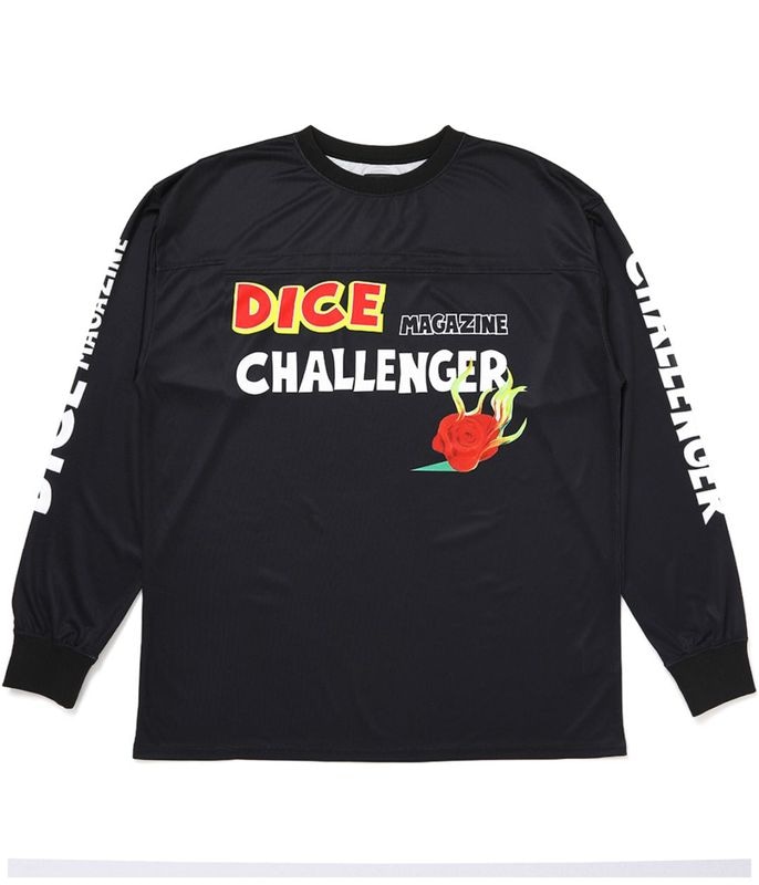 L/S DRY DICE TEE【BLACK】