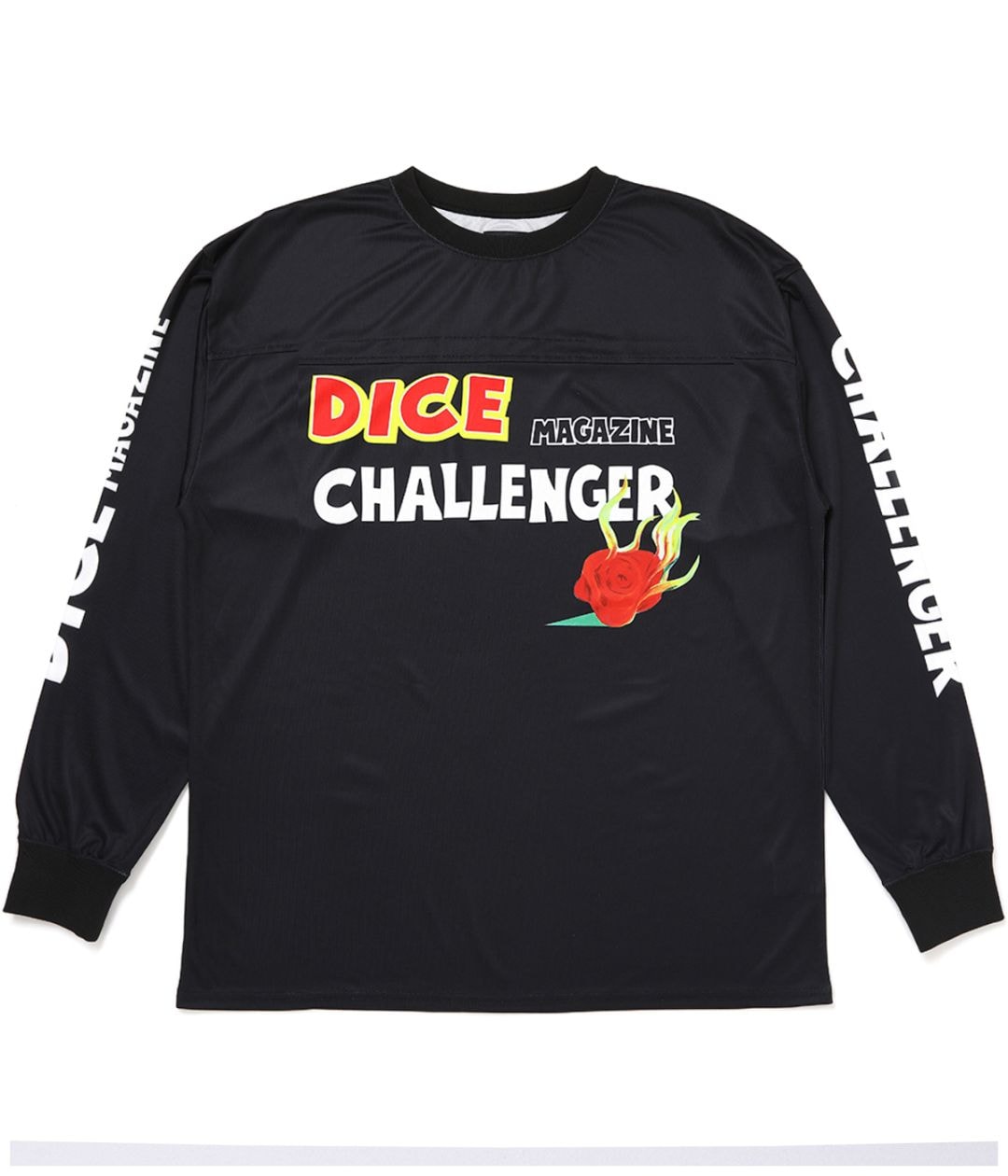 L/S DRY DICE TEE【BLACK】