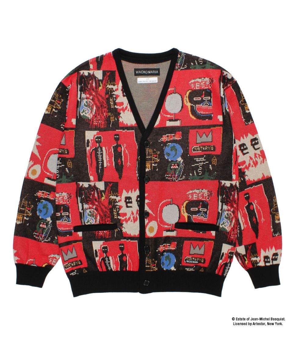 JEAN-MICHEL BASQUIAT / CARDIGAN (TYPE-2)【ONE】