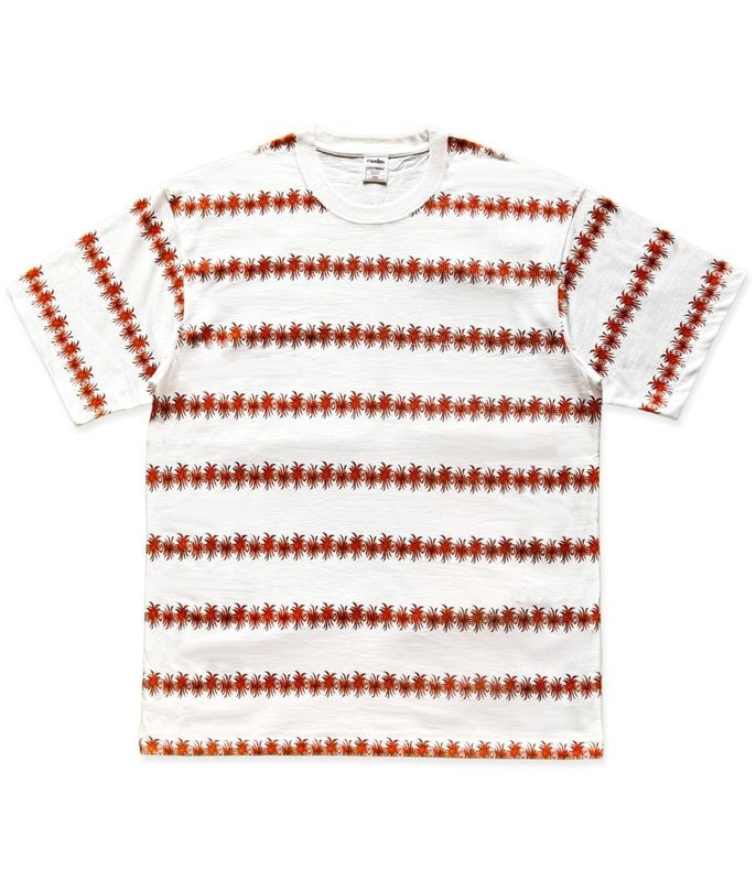 GLASS STRIPE S/S T SHIRT【WHITE】