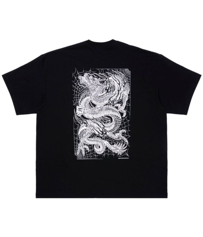 ASIC Oversized S/S Tee (Oriental Dragon)【PURE BLACK】