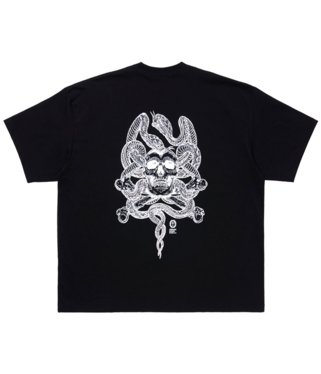 ASIC Oversized S/S Tee (Skull N' Snake)【PURE BLACK】