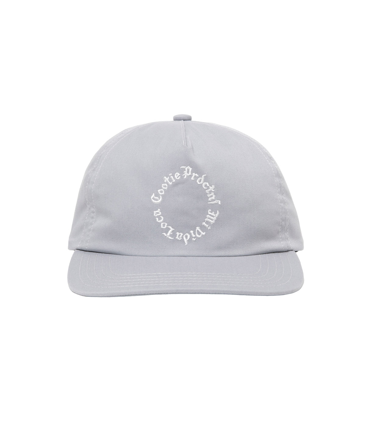 T/C Twill 5 Panel Cap【GRAY】