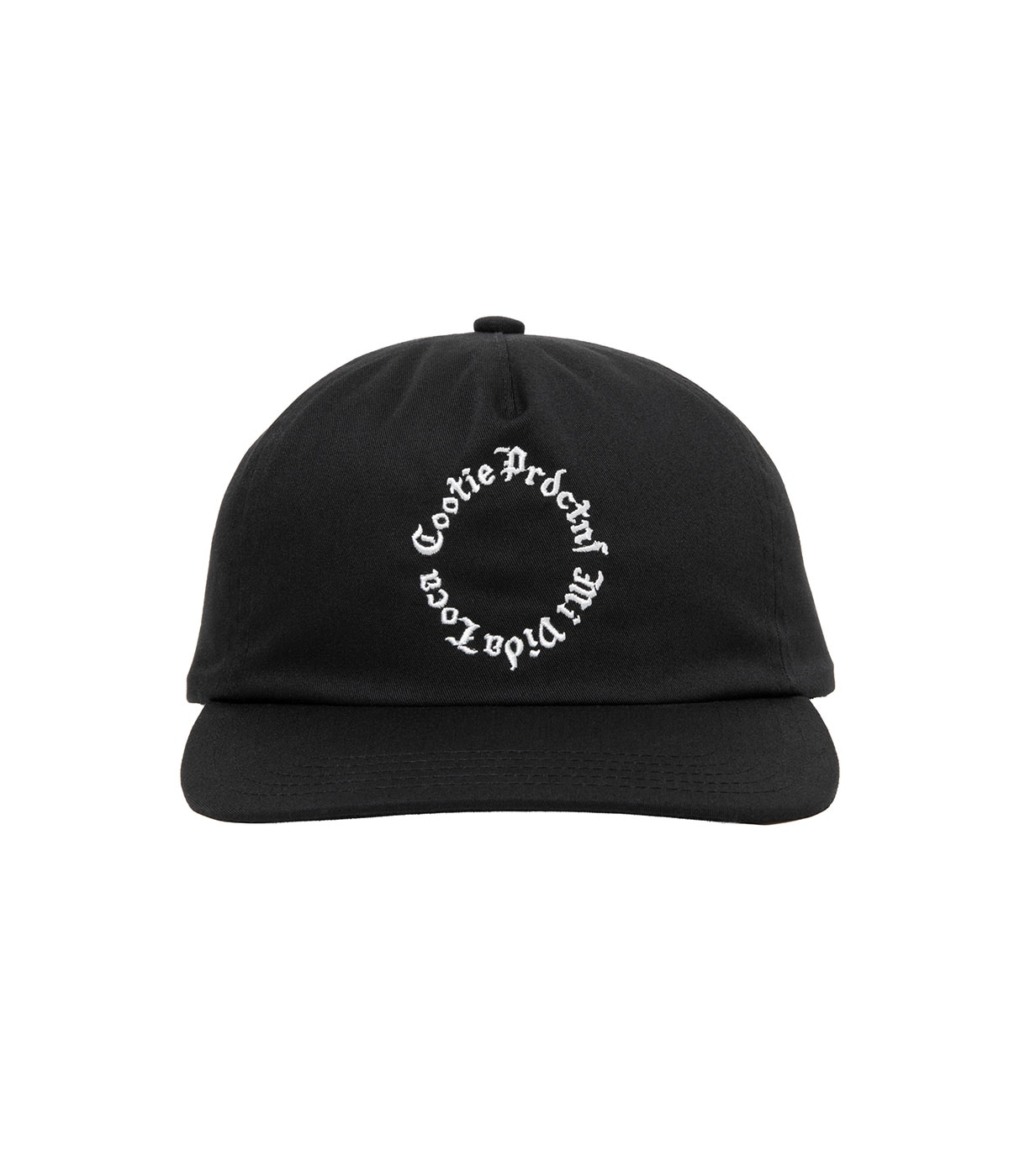 T/C Twill 5 Panel Cap【BLACK】