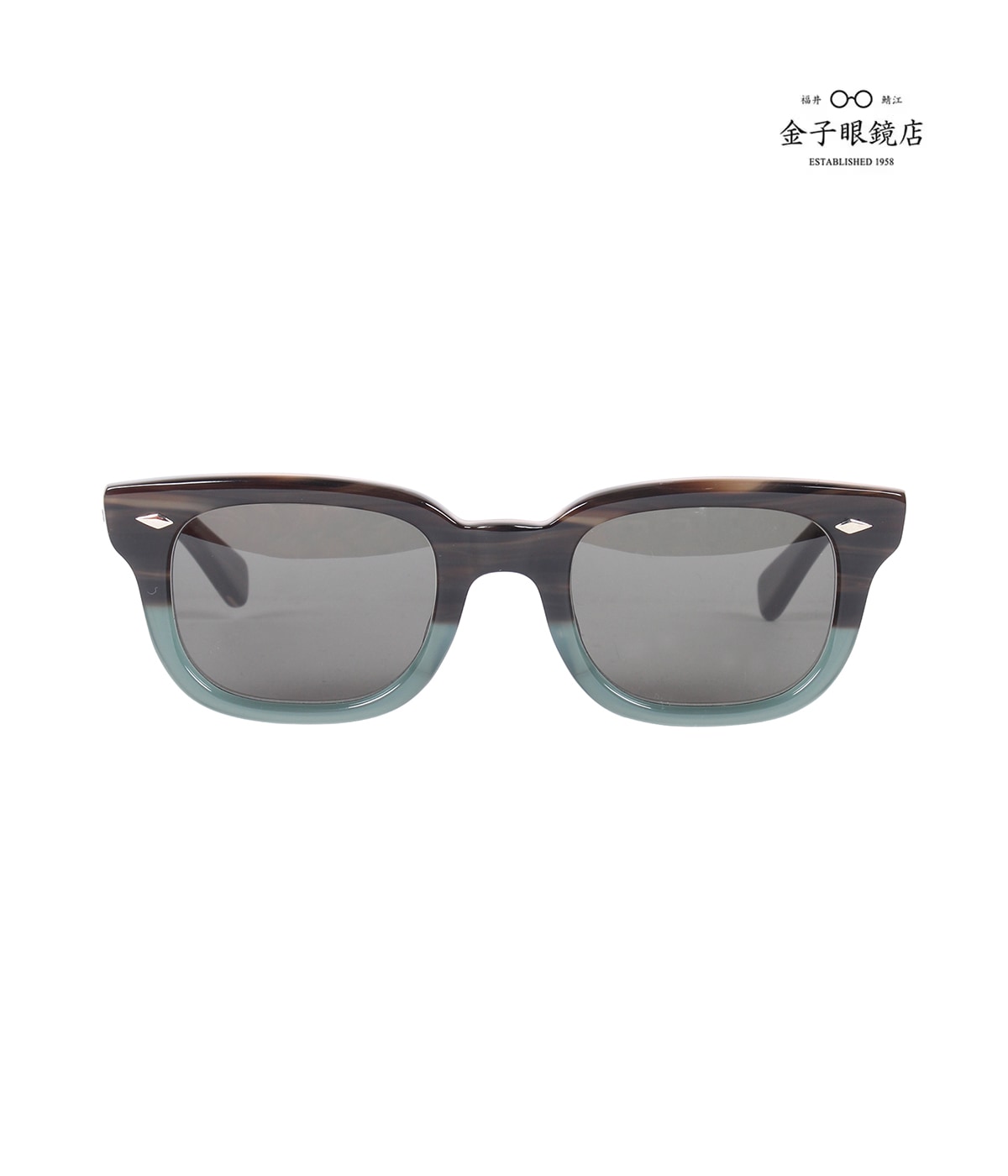 金子眼鏡 / GLASSES (TYPE-1)【BROWN】