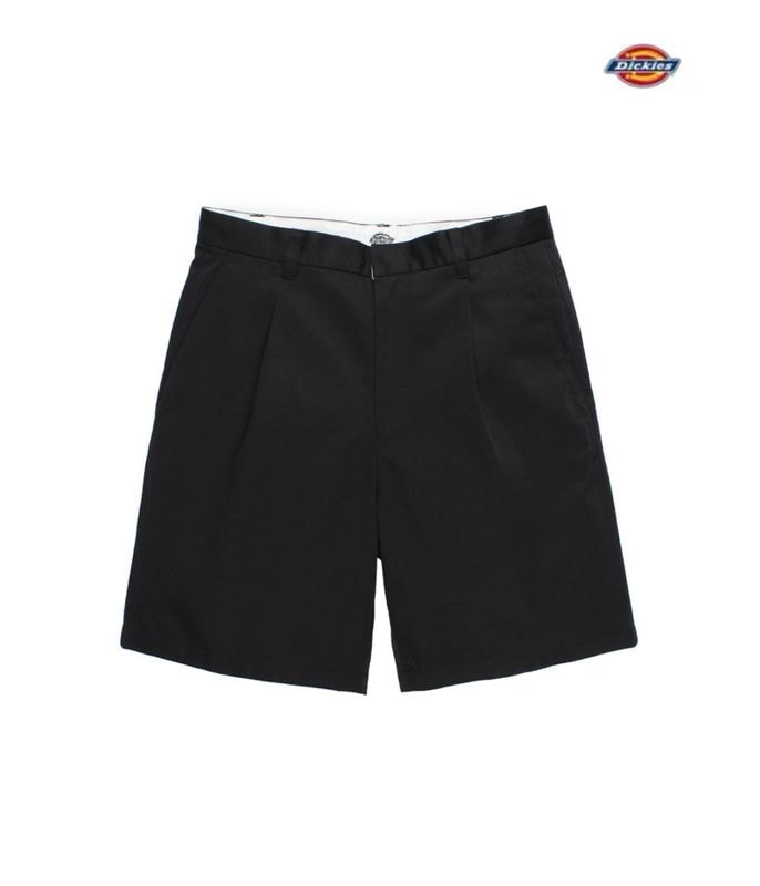 DICKIES / PLEATED SHORT TROUSERS【BLACK】
