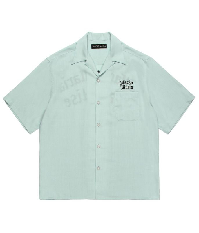 50'S OPEN COLLAR SHIRT (TYPE-2)【L-GREEN】