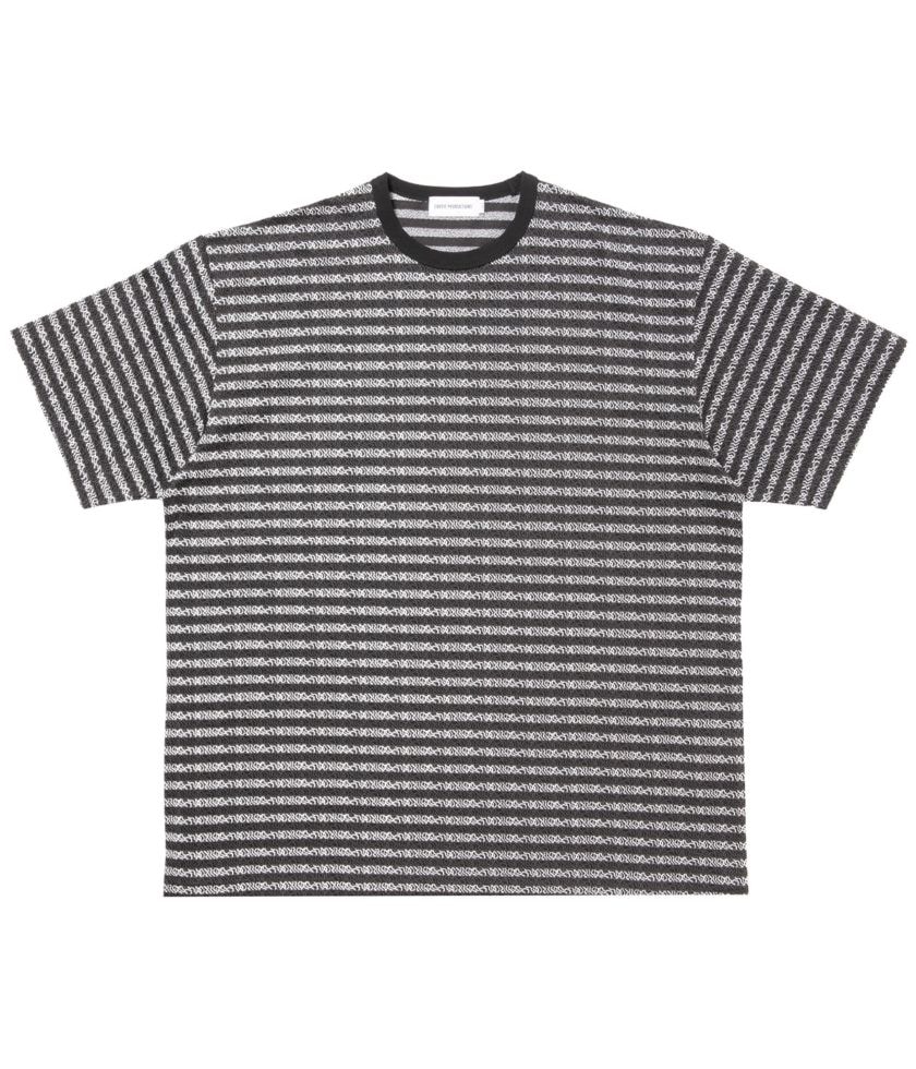 トップス Supima Jacquard Border S/S Tee Supima Jacquard Border S/S Tee【BLACK】｜COOTIE PRODUCTIONS