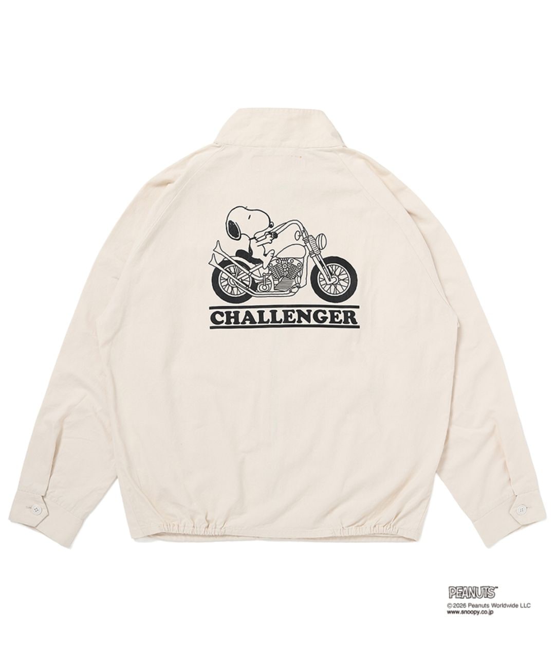 CHALLENGER SNOOPY SWING TOP スウィングトップ　白　L SNOOPY SWING TOP【IVORY】｜CHALLENGER｜MELTING POT（正規取扱店・通販）