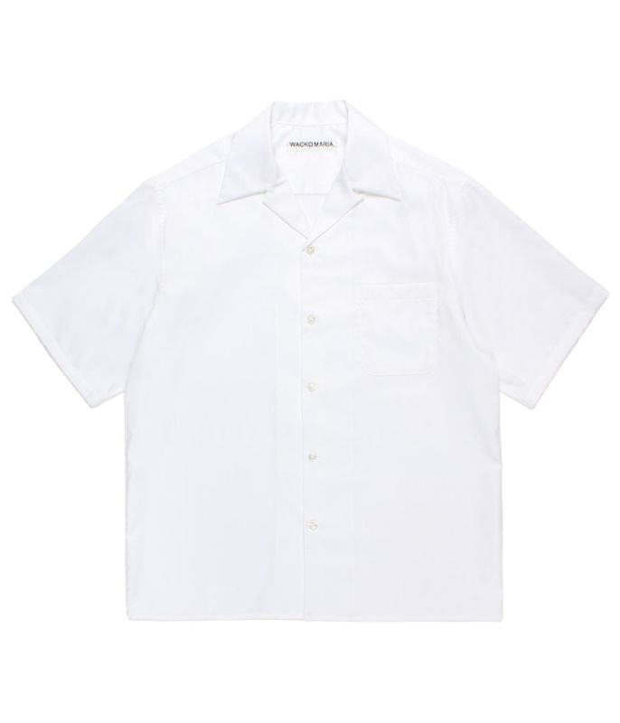 SOKTAS / OPEN COLLAR SHIRT (TYPE-1)【WHITE】