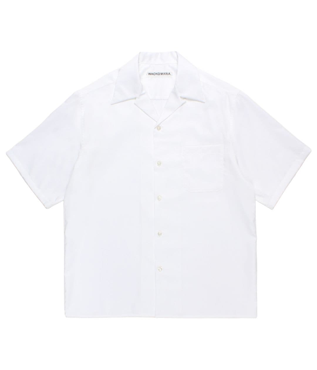SOKTAS / OPEN COLLAR SHIRT (TYPE-1)【WHITE】｜WACKO MARIA｜MELTING