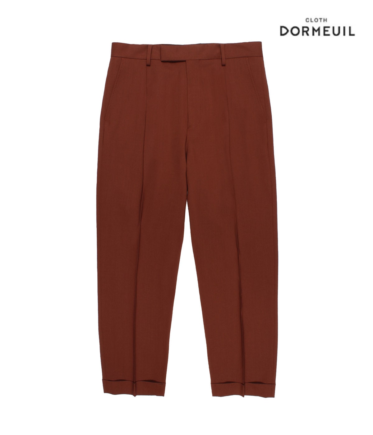 DORMEUIL / PLEATED TROUSERS (TYPE-1)【BURGUNDY】｜WACKO MARIA