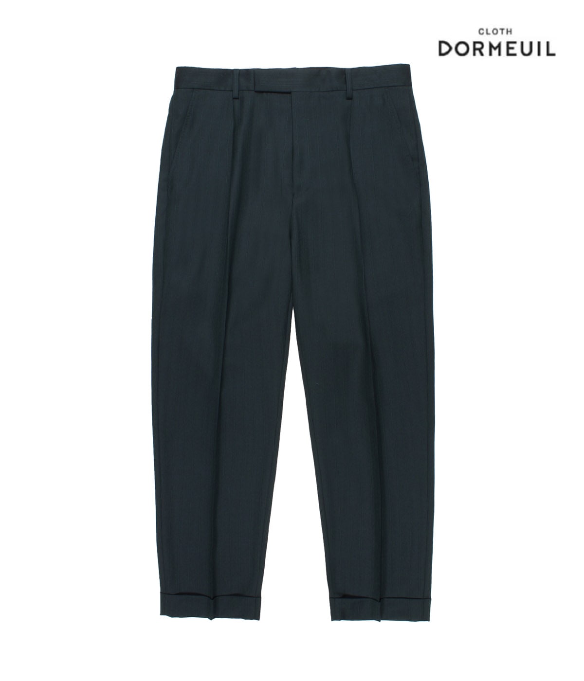 DORMEUIL / PLEATED TROUSERS (TYPE-1)【D-BLUE】｜WACKO MARIA