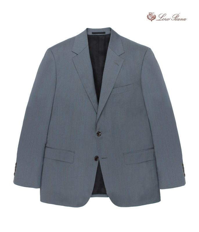 LORO PIANA / SINGLE BREASTED JACKET (TYPE-2)【L-BLUE】