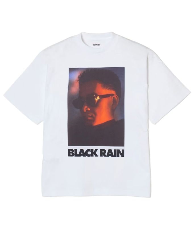 『Black Rain』tee tres【WHITE】