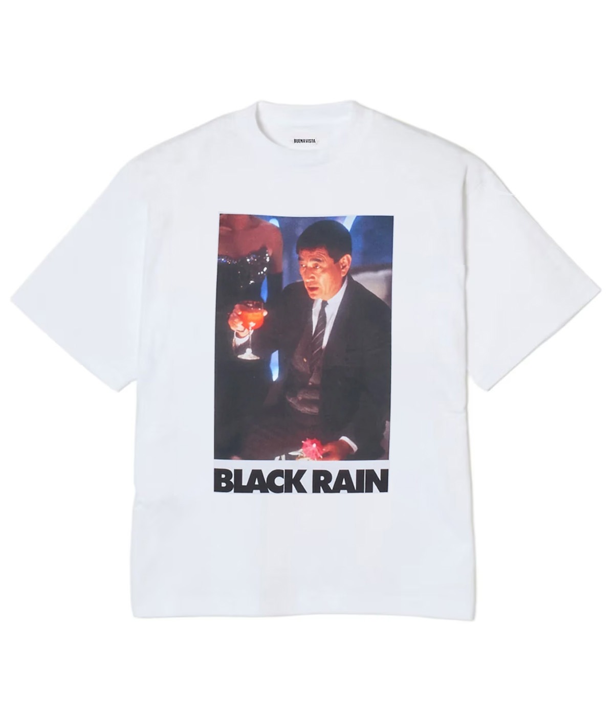 『Black Rain』tee dos【WHITE】