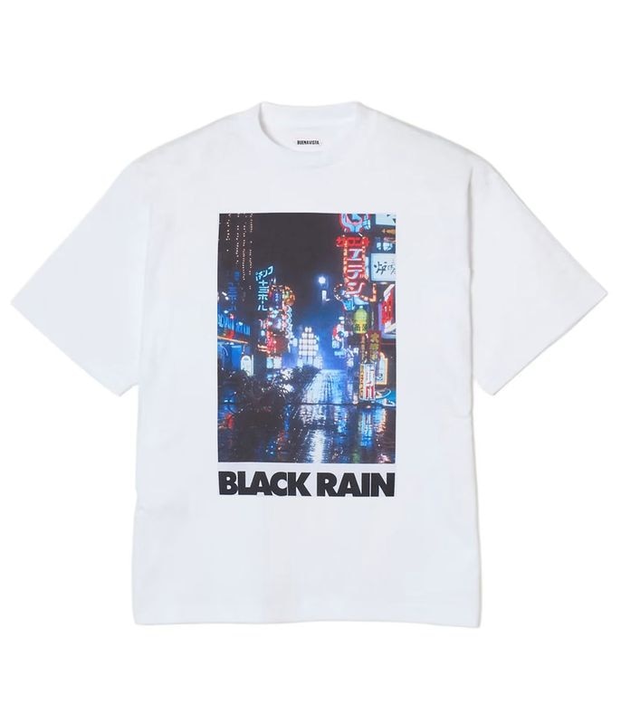 『Black Rain』tee uno【WHITE】