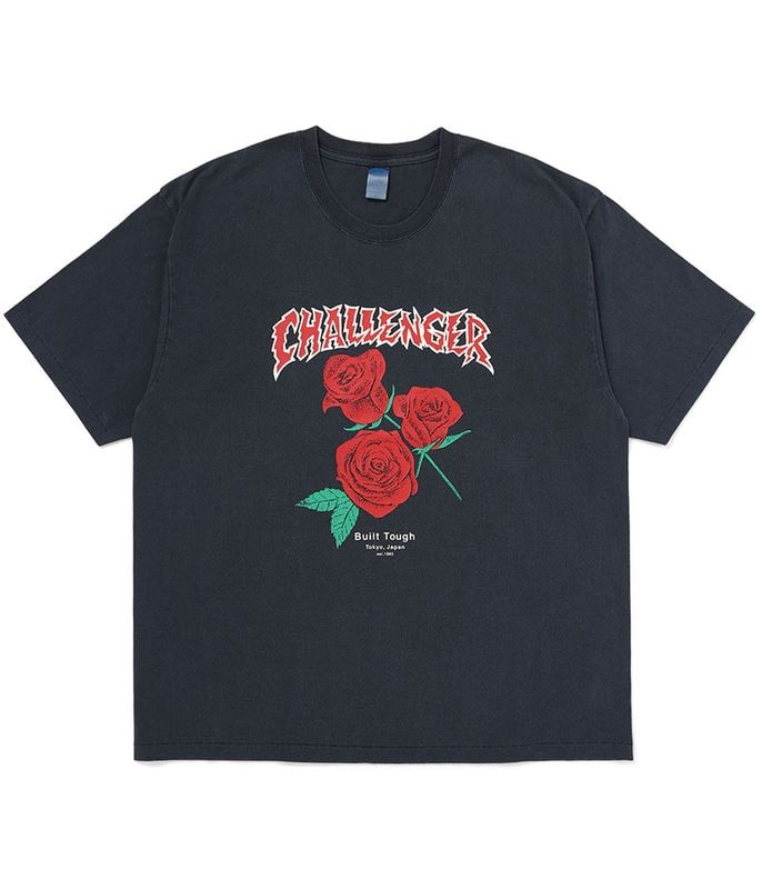 PIGMENT ROSE TEE【RED ROSE】