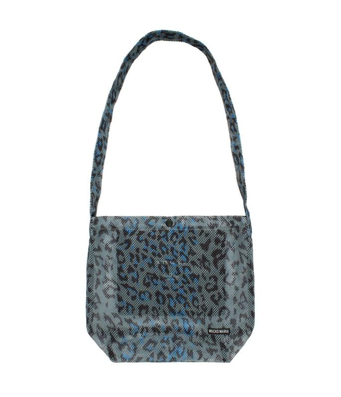 SPEAK EASY / LEOPARD MESH SHOULDER BAG【GRAY】