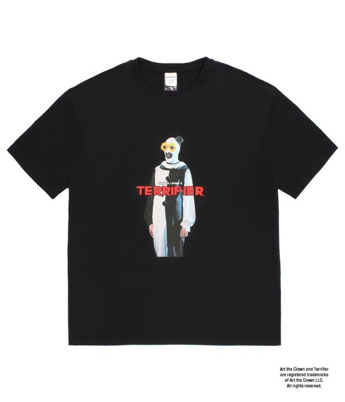 TERRIFIER / WASHED HEAVY WEIGHT T-SHIRT (TYPE-2)【BLACK】