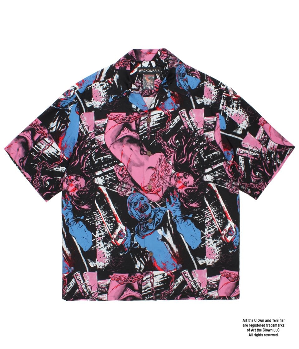 TERRIFIER / HAWAIIAN SHIRT (TYPE-3)【ONE】｜WACKO MARIA｜MELTING
