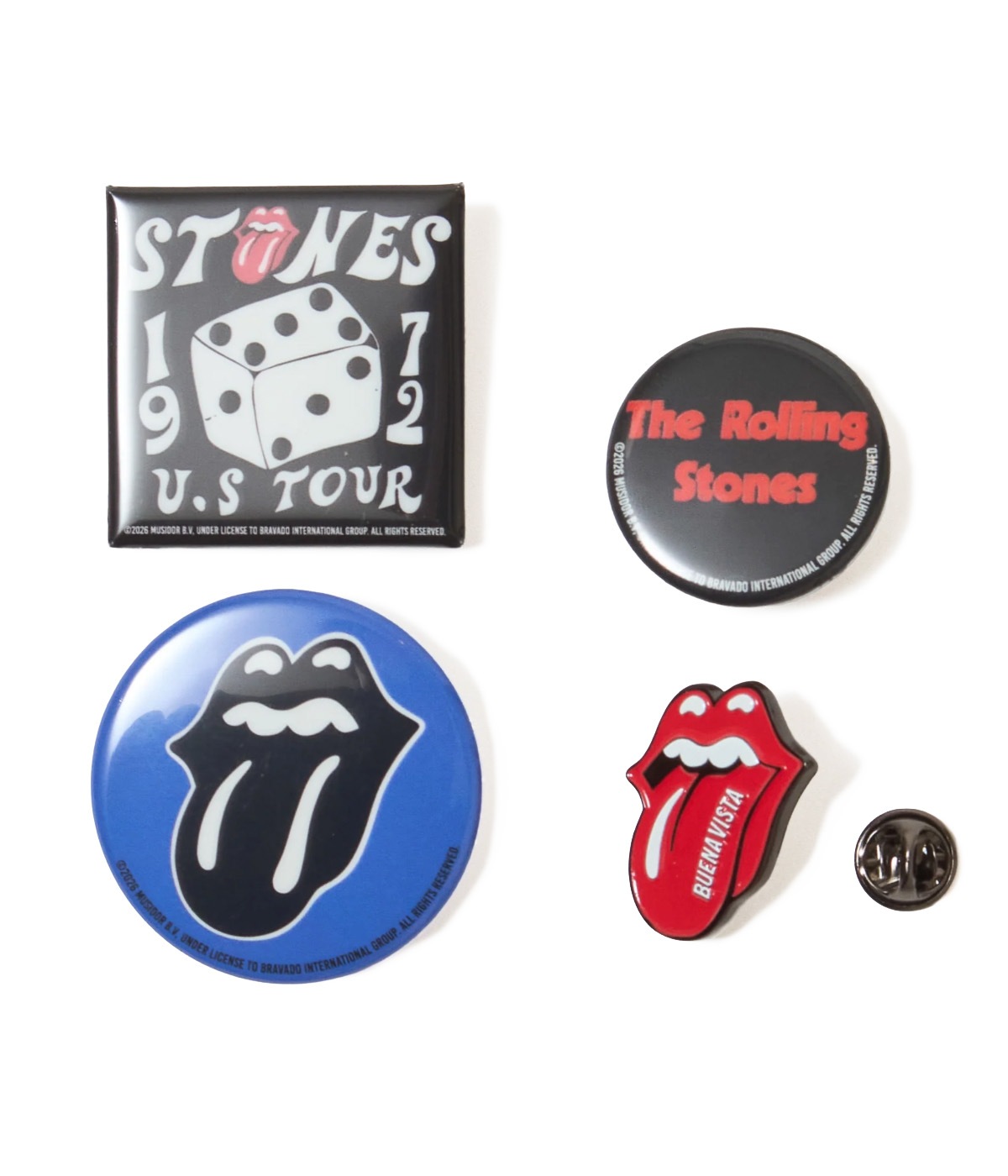 Rolling stones pins&can set【SET】｜BUENA VISTA｜MELTING POT（正規