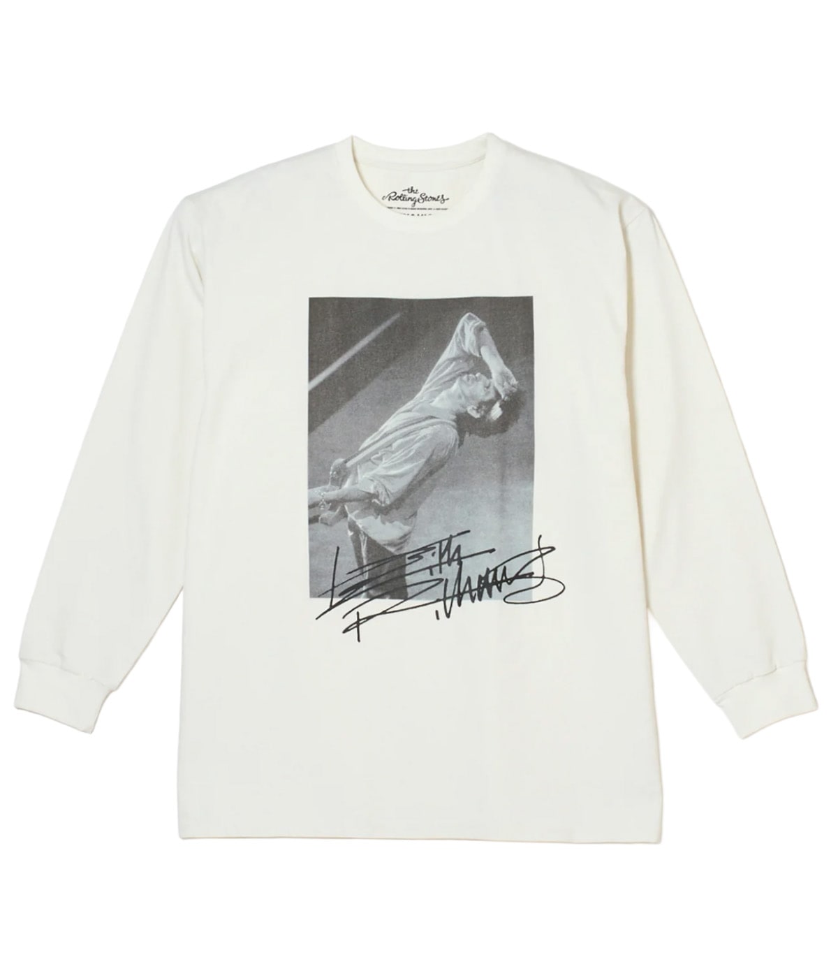 Keith Richards pigment L/S tee【WHITE】｜BUENA VISTA｜MELTING POT