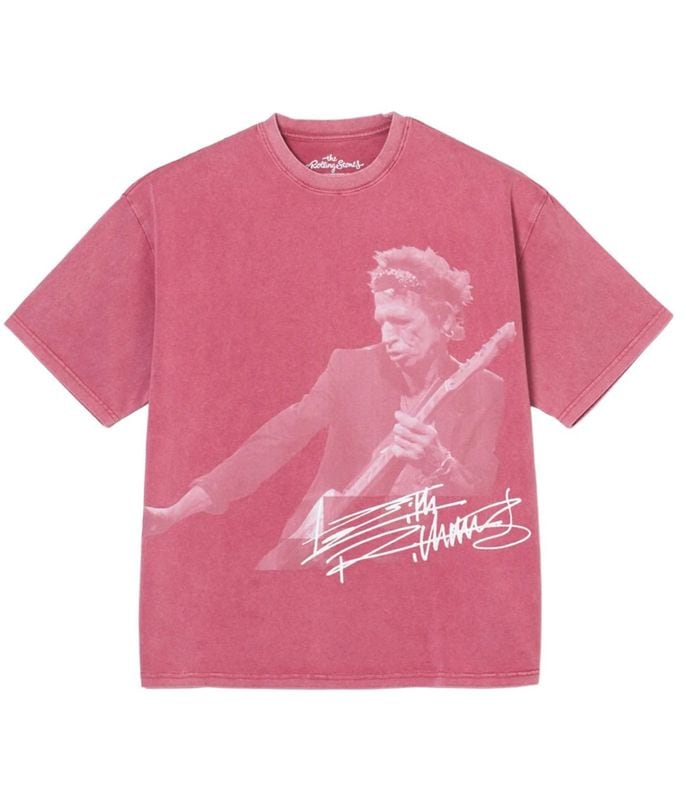 Keith Richards pigment tee【PINK】