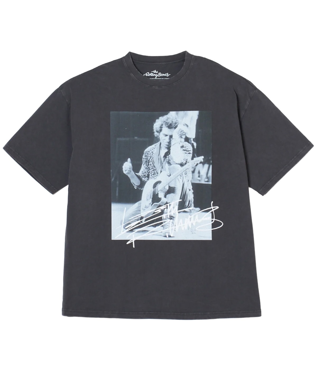 Keith Richards photo tee uno【BLACK】｜BUENA VISTA｜MELTING POT