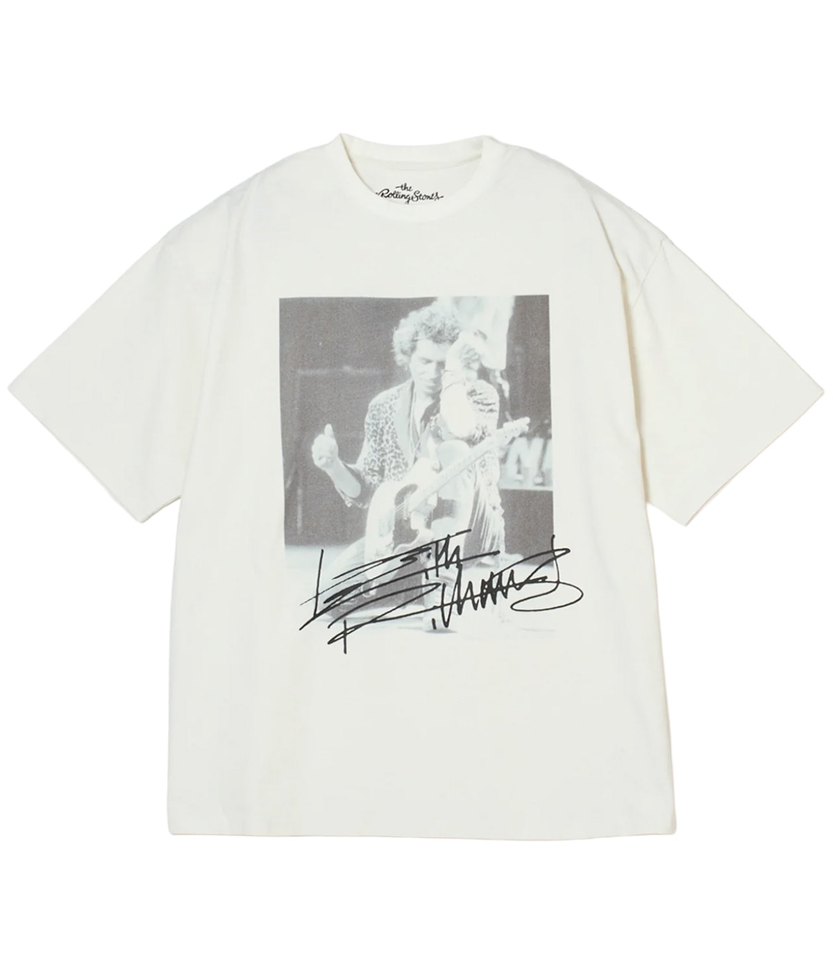 Keith Richards photo tee uno【WHITE】｜BUENA VISTA｜MELTING POT