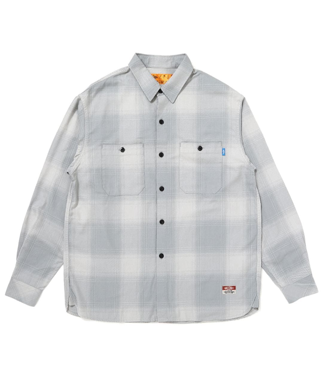 L/S SHADOW CHECK SHIRT【GRAY】｜CHALLENGER｜MELTING POT（正規取扱