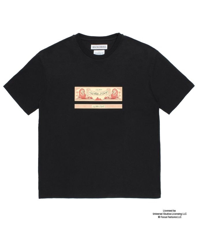 THE PHOENICIAN SCHEME / WASHED HEAVY WEIGHT T-SHIRT (TYPE-2)【BLACK】