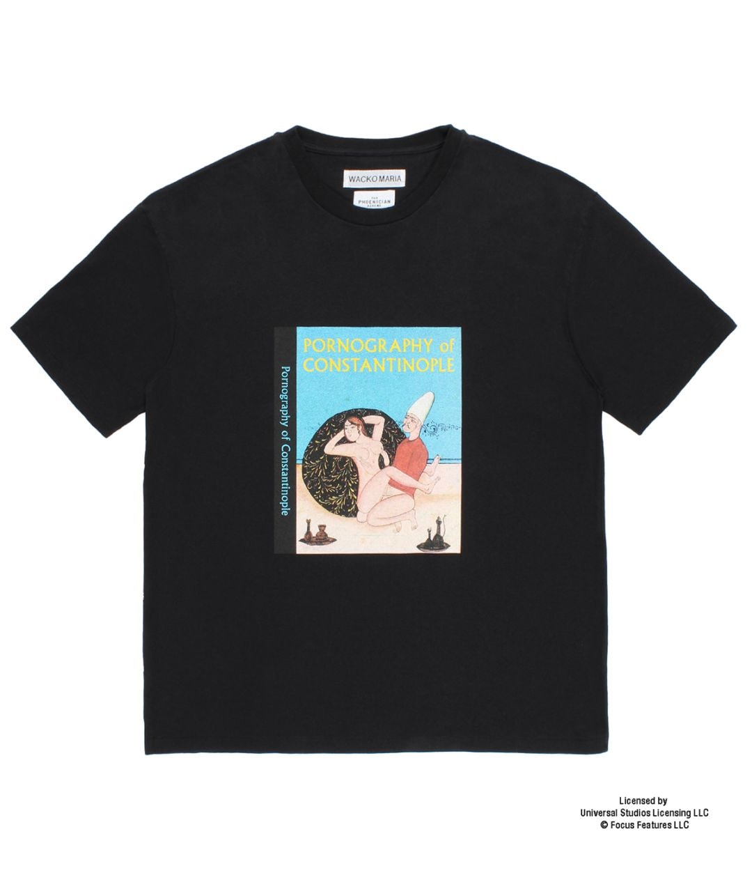 THE PHOENICIAN SCHEME / WASHED HEAVY WEIGHT T-SHIRT (TYPE-1)【BLACK】