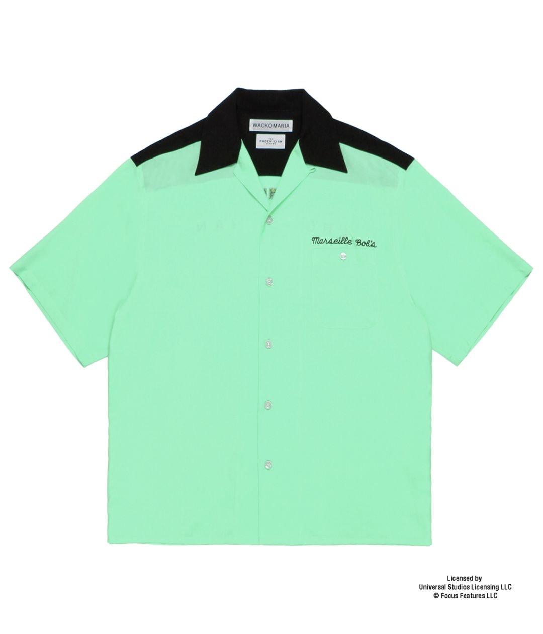 THE PHOENICIAN SCHEME / 50'S OPEN COLLAR SHIRT【MINT】｜WACKO